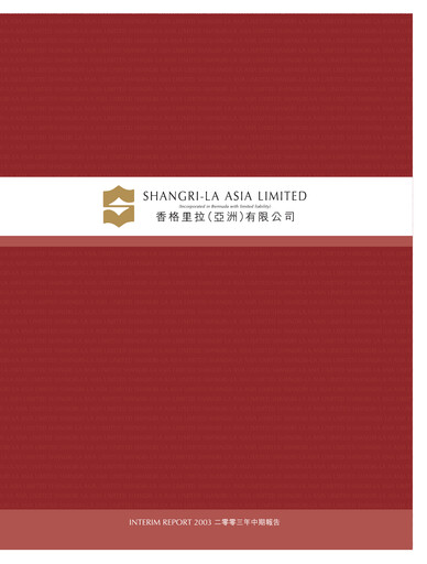 Thumbnail Shangri-La Half-year Report 2003-h1