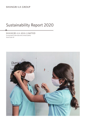 Thumbnail Shangri-La Sustainability Report 2020