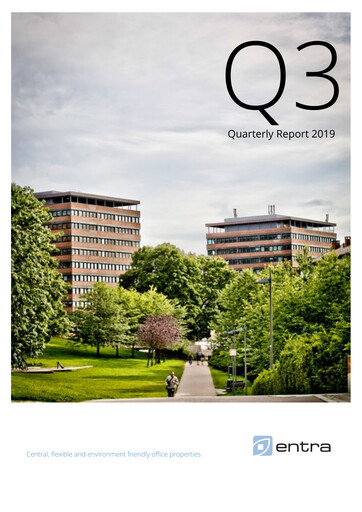 Vorschaubild Entra Quartalsbericht 2019-q3