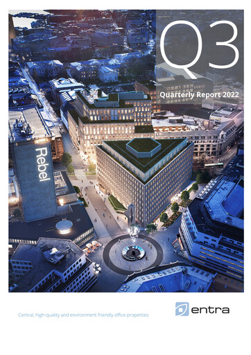 Vorschaubild Entra Quartalsbericht 2022-q3