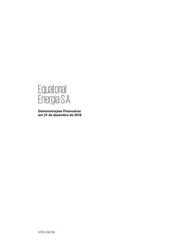 Thumbnail Equatorial Energia Financial Statement 2016