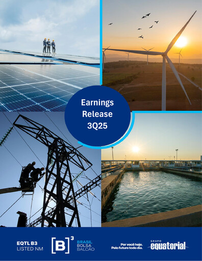 Miniature Equatorial Energia Rapport trimestriel 2025-q3