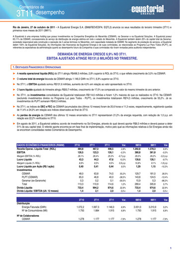 Thumbnail Equatorial Energia Quarterly Report 2011-q3