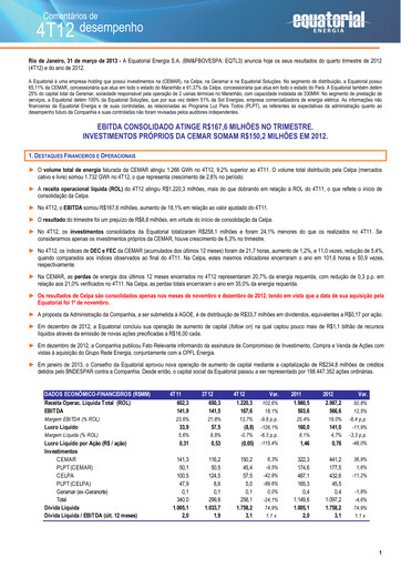 Thumbnail Equatorial Energia Quarterly Report 2012-q4