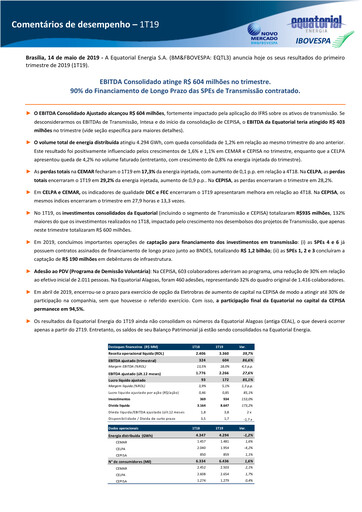 Thumbnail Equatorial Energia Quarterly Report 2019-q1