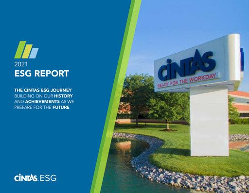 Thumbnail Cintas ESG Report 2021