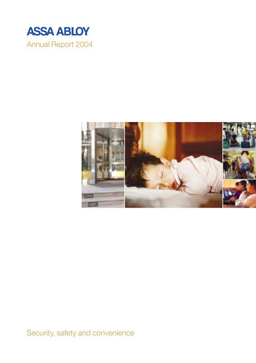 Vorschaubild Assa Abloy
 Jahresbericht 2004