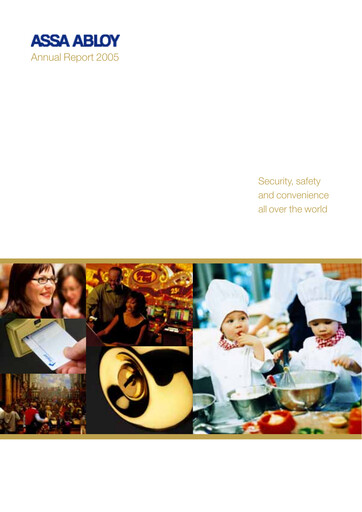 Vorschaubild Assa Abloy
 Jahresbericht 2005