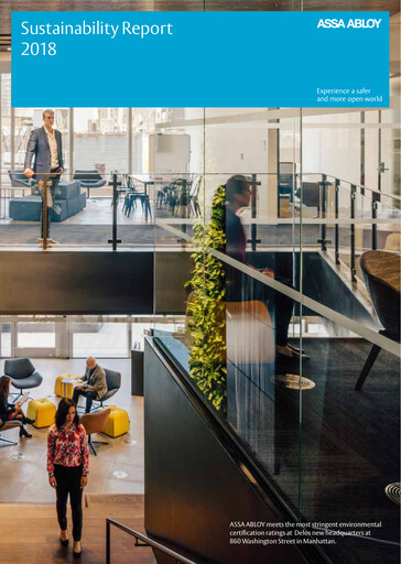 Vorschaubild Assa Abloy
 Nachhaltigkeitsbericht 2018