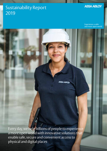 Vorschaubild Assa Abloy
 Nachhaltigkeitsbericht 2019