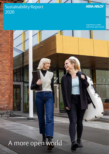 Vorschaubild Assa Abloy
 Nachhaltigkeitsbericht 2020