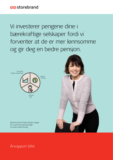 Vorschaubild Storebrand Jahresbericht 2014