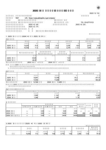 Thumbnail AlphaPolis Financial Statement fy2025