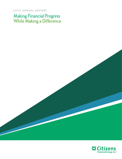 Thumbnail Citizens Financial Group Annual Report 2015