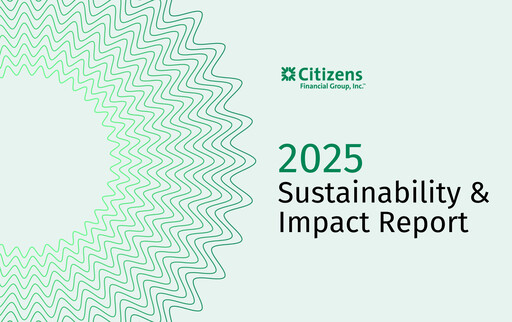 Miniature Citizens Financial Group Rapport de durabilité 2025