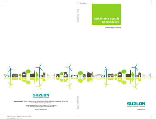Thumbnail Suzlon Annual Report 2010-2011