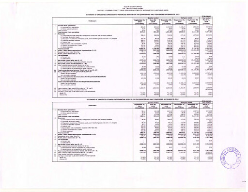 Thumbnail Suzlon Quarterly Report 2019-q2