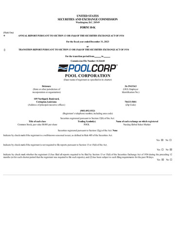 Thumbnail POOLCORP Annual Report 2023