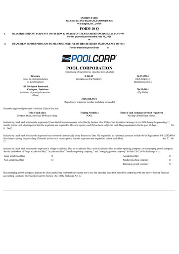 Thumbnail POOLCORP Quarterly Report 2026-q2