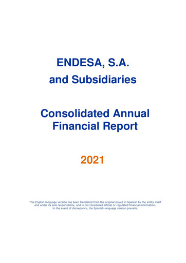 Thumbnail Endesa Financial Report 2021