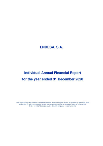 Thumbnail Endesa Financial Statement 2020