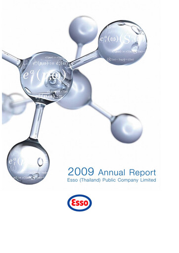 Thumbnail Esso (Thailand) Annual Report 2009