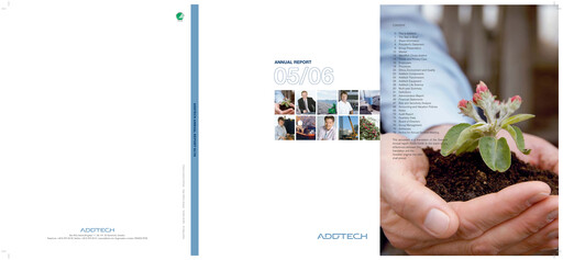 Thumbnail Addtech AB Annual Report 2005-2006