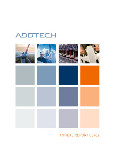 Thumbnail Addtech AB Annual Report 2008-2009