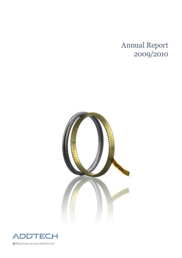 Thumbnail Addtech AB Annual Report 2009-2010