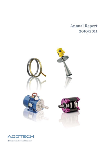 Thumbnail Addtech AB Annual Report 2010-2011