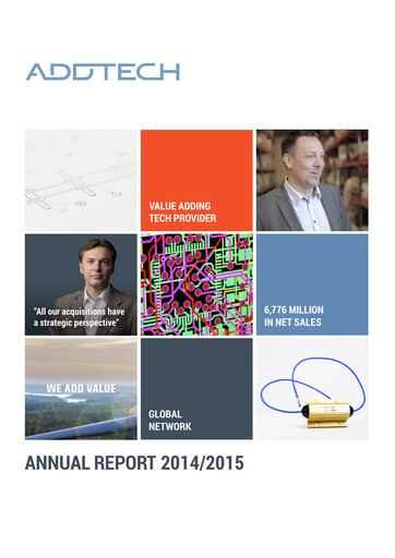 Thumbnail Addtech AB Annual Report 2014-2015