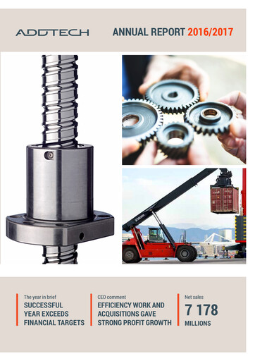 Thumbnail Addtech AB Annual Report 2016-2017