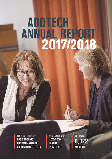 Thumbnail Addtech AB Annual Report 2017-2018