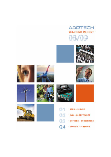 Thumbnail Addtech AB Financial Report 2008-2009