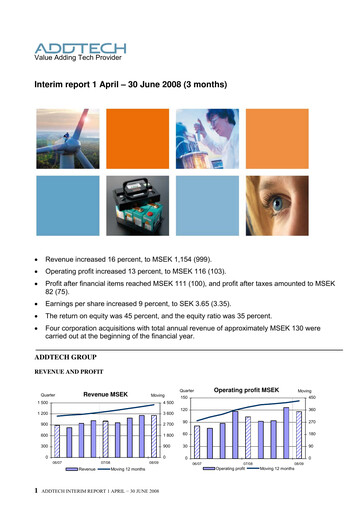 Thumbnail Addtech AB Quarterly Report 2008-q1
