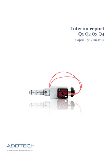 Thumbnail Addtech AB Quarterly Report 2012-q1