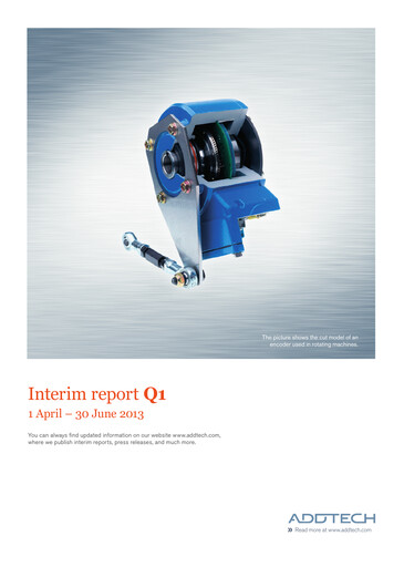 Thumbnail Addtech AB Quarterly Report 2013-q1
