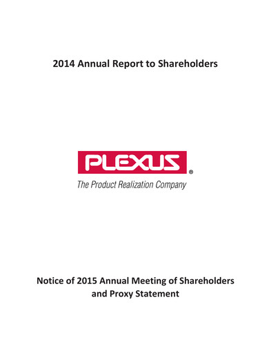 Thumbnail Plexus Annual Report 2014