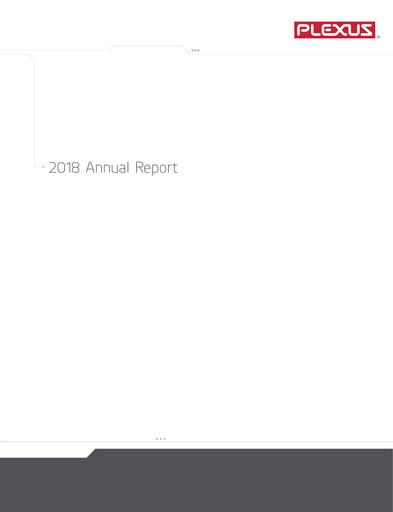 Thumbnail Plexus Annual Report 2018