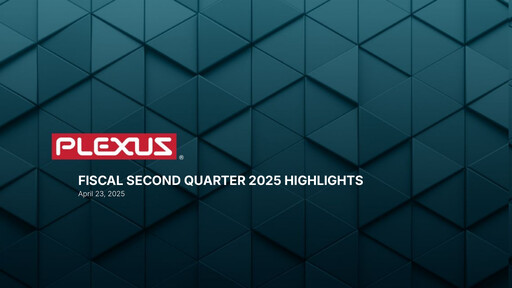 Thumbnail Plexus Quarterly Report 2025-q2
