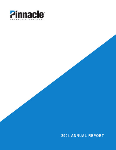 Thumbnail Pinnacle Financial Partners
 Annual Report 2004