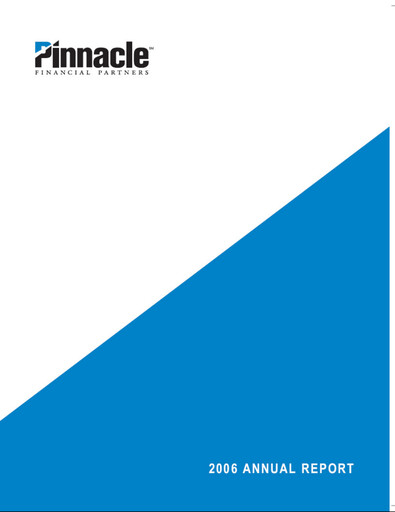 Thumbnail Pinnacle Financial Partners
 Annual Report 2006