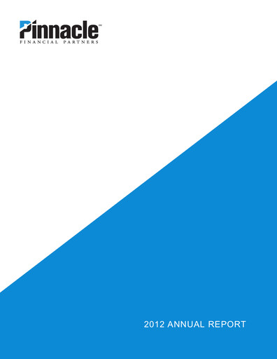 Thumbnail Pinnacle Financial Partners
 Annual Report 2012