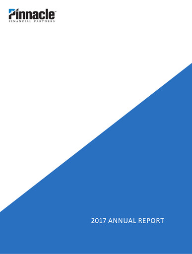 Thumbnail Pinnacle Financial Partners
 Annual Report 2017