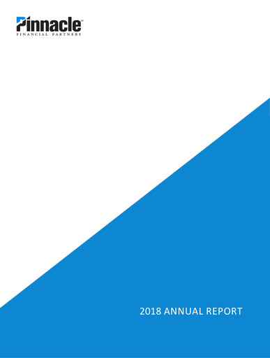 Thumbnail Pinnacle Financial Partners
 Annual Report 2018