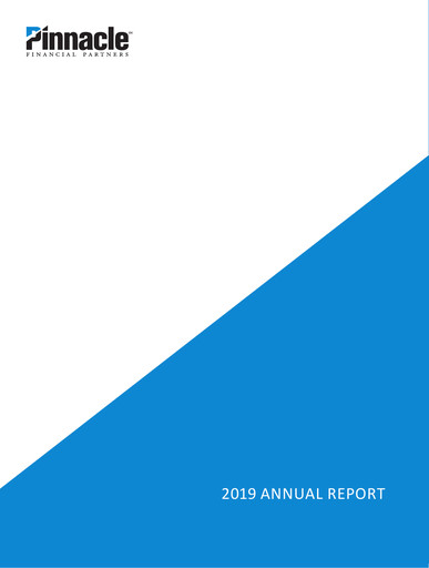 Thumbnail Pinnacle Financial Partners
 Annual Report 2019