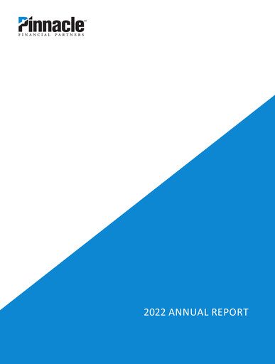 Thumbnail Pinnacle Financial Partners
 Annual Report 2022