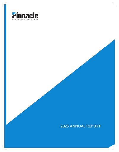 Thumbnail Pinnacle Financial Partners
 Annual Report 2025