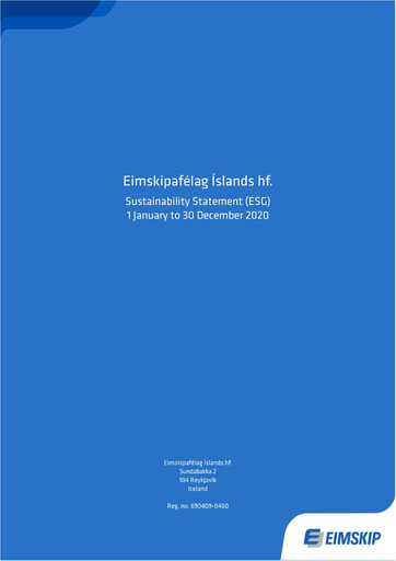 Thumbnail Eimskipafélag Íslands ESG Report 2020