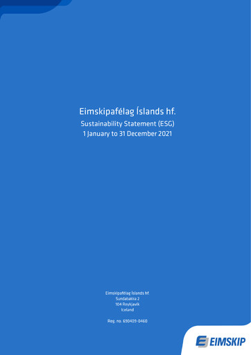 Thumbnail Eimskipafélag Íslands ESG Report 2021